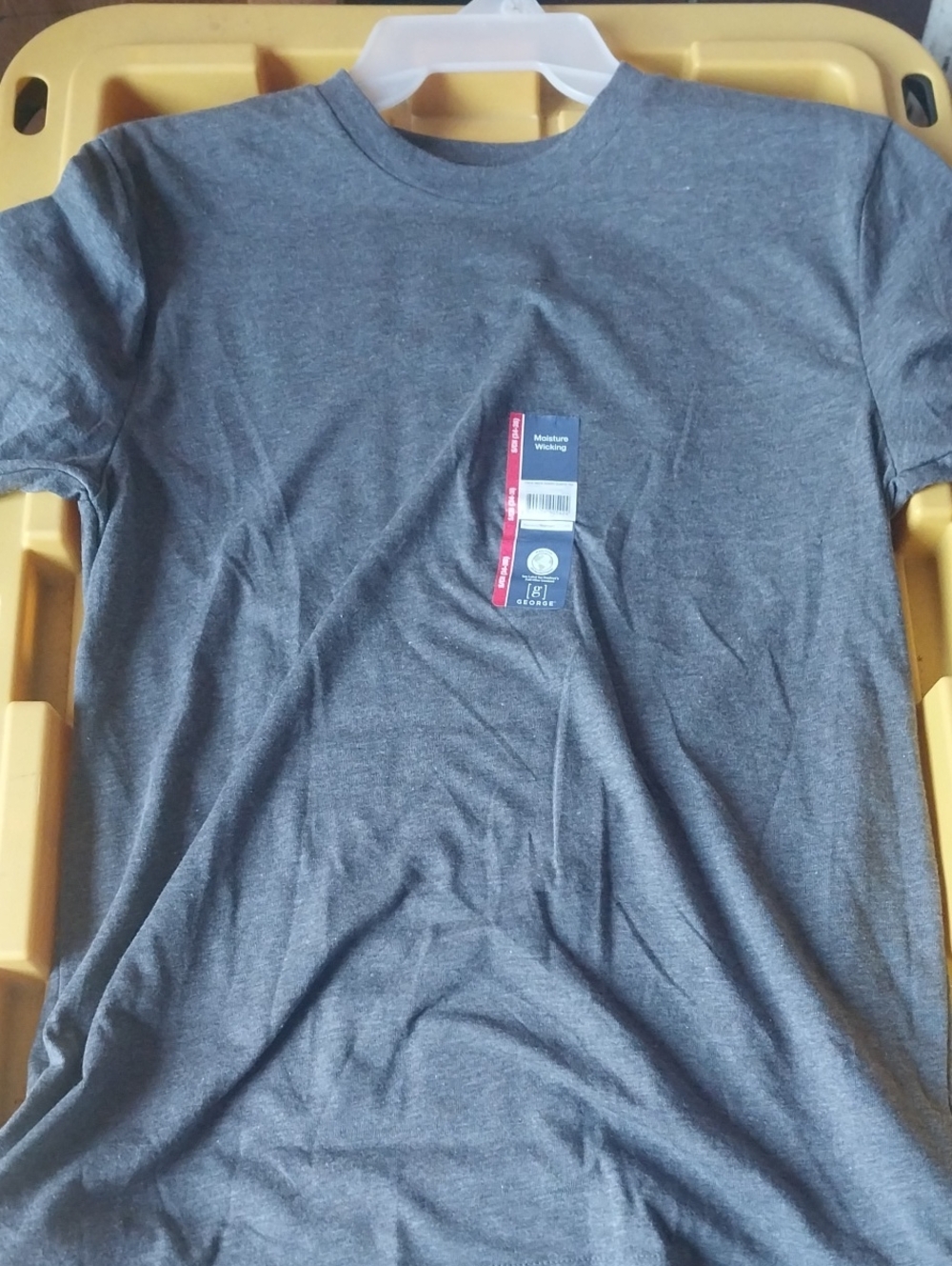 George Heather Gray Short Sleeve Crew Neck Tee